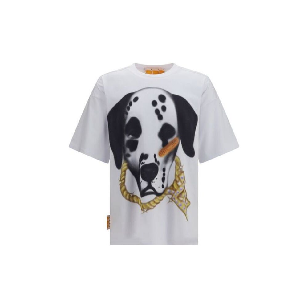 PDF Channel White Cotton Men's T-Shirt